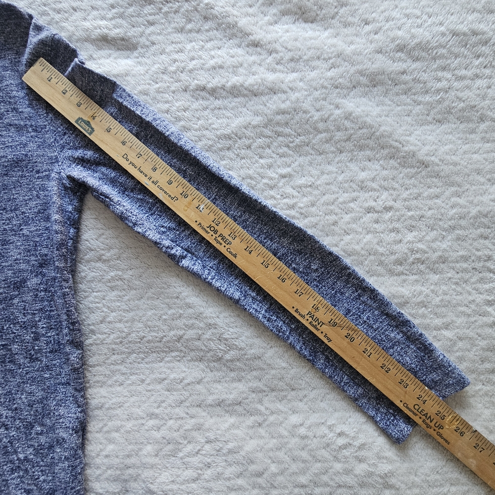 Marc Anthony Heathered Long Sleeve Henley - Picture 7 of 8